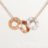 Love-ketting, 6 diamanten – roségoud, witgoud, diamanten – Cartier