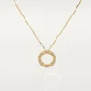 Love-ketting, bezet met diamanten – geelgoud, diamanten – Cartier