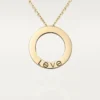 Love-ketting, bezet met diamanten – geelgoud, diamanten – Cartier