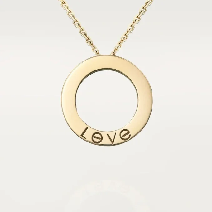Love-ketting, bezet met diamanten – geelgoud, diamanten – Cartier