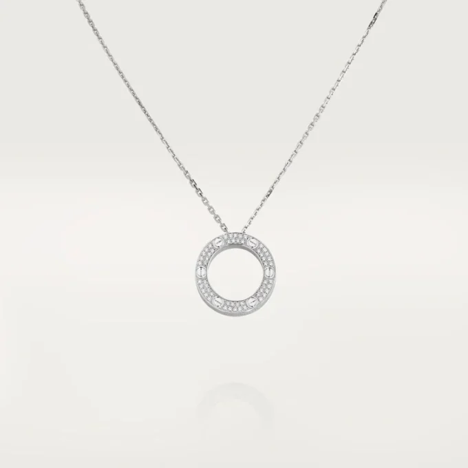 Love-ketting, bezet met diamanten – Witgoud, Diamanten – Cartier
