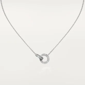 Love-ketting, bezet met diamanten – Witgoud, Diamanten – Cartier