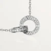 Love-ketting, bezet met diamanten – Witgoud, Diamanten – Cartier