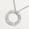 Love-ketting, bezet met diamanten – Witgoud, Diamanten – Cartier