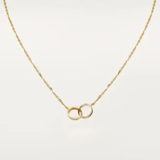 Love-ketting, diamanten – geelgoud, diamanten – Cartier