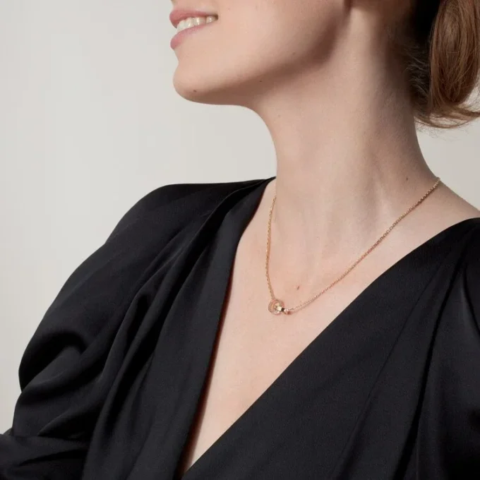 Love-ketting, diamanten – geelgoud, diamanten – Cartier
