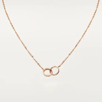 Love-ketting, diamanten – roségoud, diamanten – Cartier