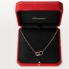 Love-ketting, diamanten – roségoud, diamanten – Cartier