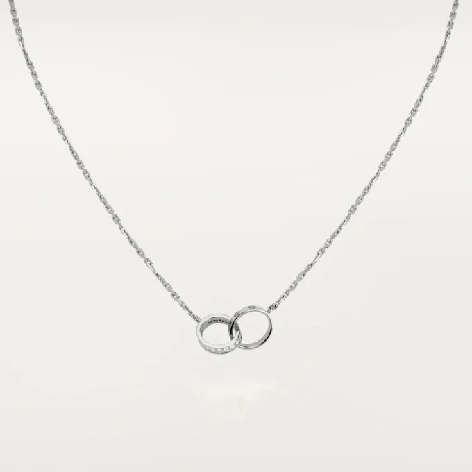 Love-ketting, diamanten – witgoud, diamanten – Cartier