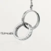 Love-ketting, diamanten – witgoud, diamanten – Cartier