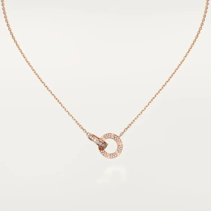 Love-ketting – Roségoud, diamanten – Cartier