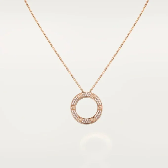 Love-ketting – Roségoud, diamanten – Cartier