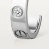 Love-oorbellen, 2 diamanten – Witgoud, Diamanten – Cartier