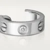Love-oorbellen, 2 diamanten – Witgoud, Diamanten – Cartier
