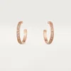 Love-oorbellen – Roségoud, diamant – Cartier