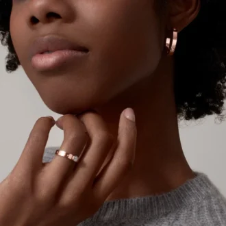 Love-oorbellen – Roségoud, diamant – Cartier