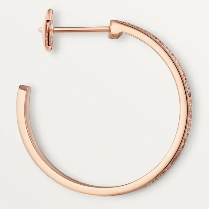 Love-oorbellen – Roségoud, diamant – Cartier