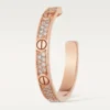 Love-oorbellen – Roségoud, diamant – Cartier