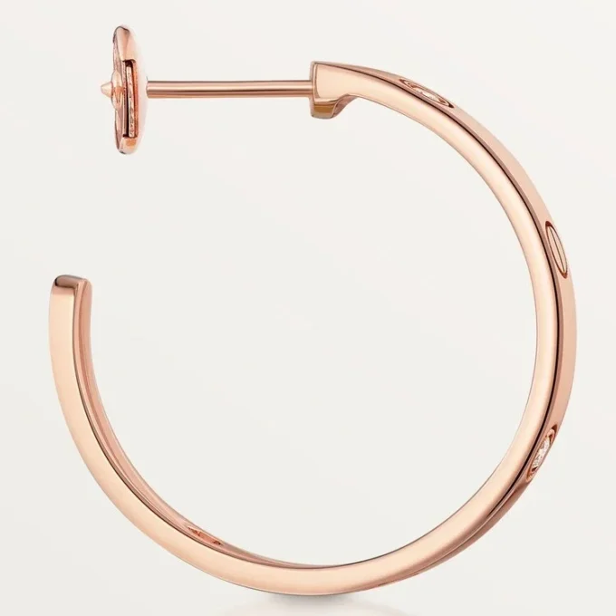 Love-oorbellen – Roségoud, diamant – Cartier