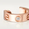 Love-oorbellen – Roségoud, diamanten – Cartier