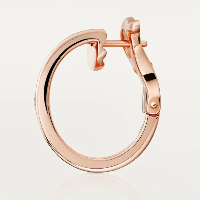 Love-oorbellen – Roségoud, diamanten – Cartier