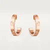 Love-oorbellen – Roze goud – Cartier