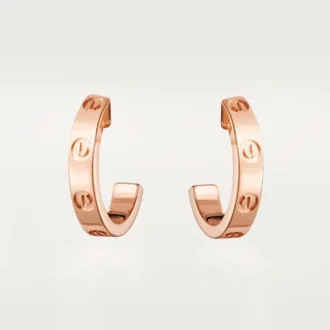 Love-oorbellen – Roze goud – Cartier