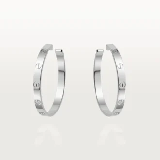 Love-oorbellen – Witgoud – Cartier