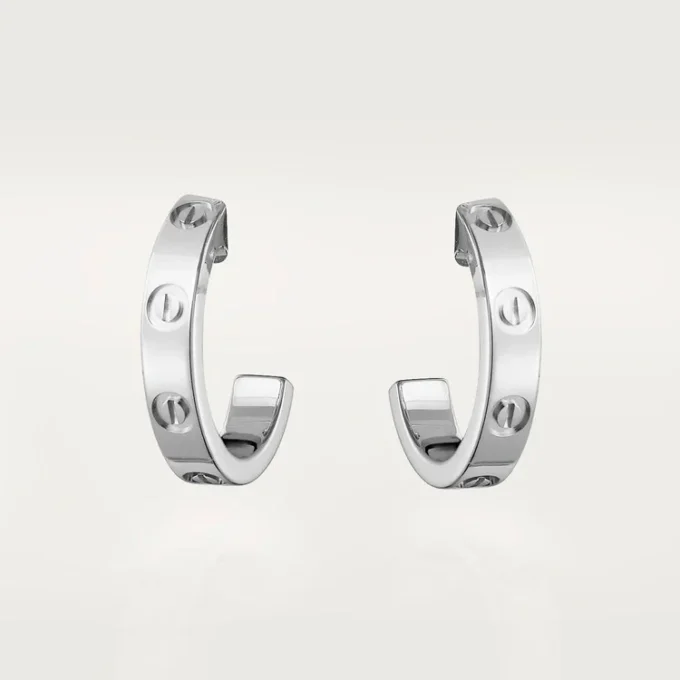 Love-oorbellen – Witgoud – Cartier
