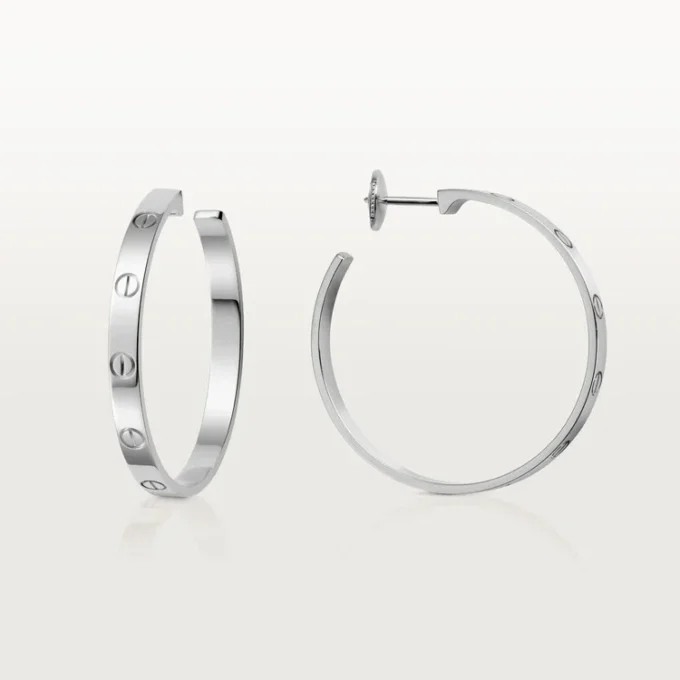 Love-oorbellen – Witgoud – Cartier