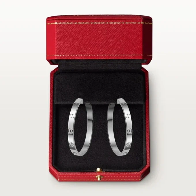 Love-oorbellen – Witgoud – Cartier