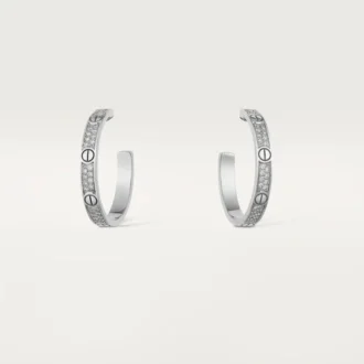 Love-oorbellen – Witgoud, diamant – Cartier