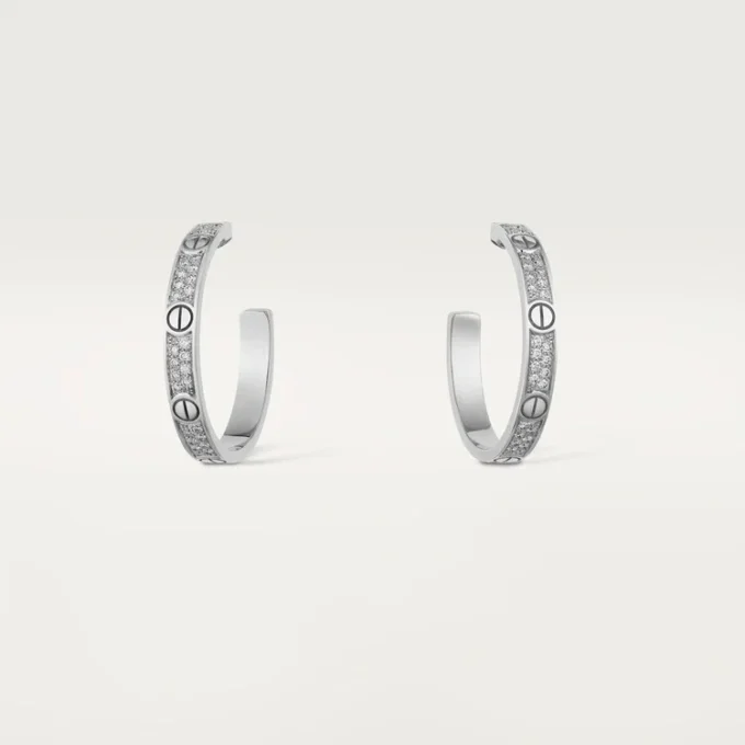 Love-oorbellen – Witgoud, diamant – Cartier