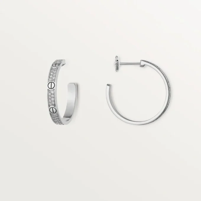Love-oorbellen – Witgoud, diamant – Cartier