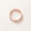 Love-ring, klassiek model, bezet met 6 diamanten