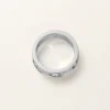 Love-ring, klassiek model, bezet met 6 diamanten