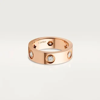 Love-ring – roségoud, diamanten – Cartier