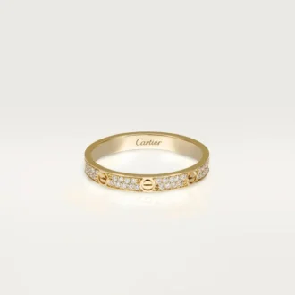 Love-ring, Sm – Geelgoud, Diamanten – Cartier