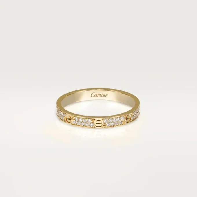 Love-ring, Sm – Geelgoud, Diamanten – Cartier