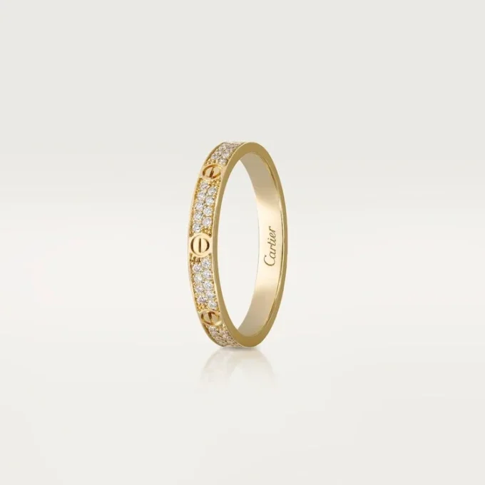 Love-ring, Sm – Geelgoud, Diamanten – Cartier