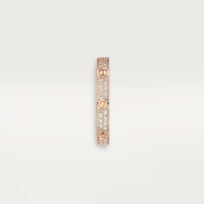 Love-ring, Sm – Roségoud, Diamanten – Cartier