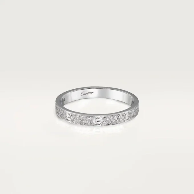 Love-ring, Sm – Witgoud, Diamanten – Cartier