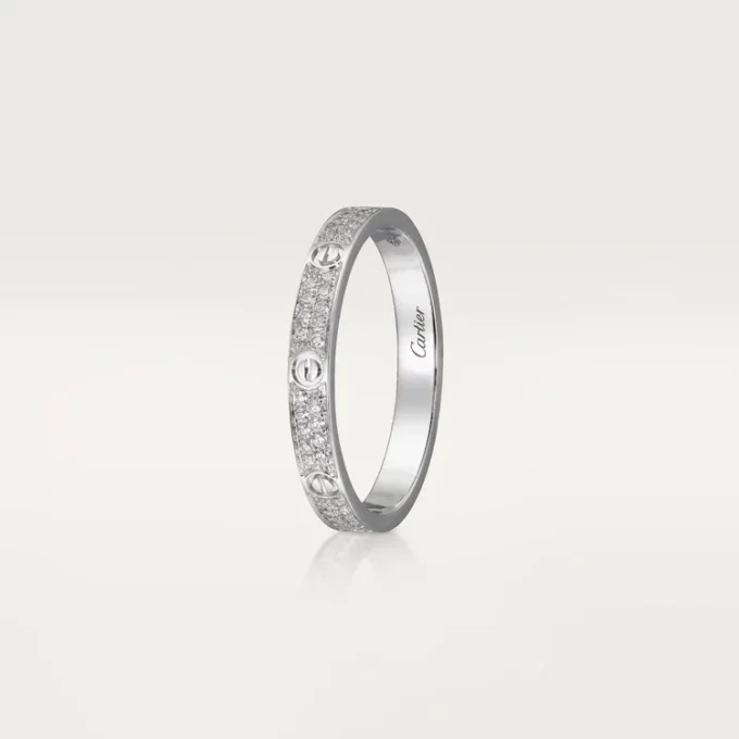 Love-ring, Sm – Witgoud, Diamanten – Cartier