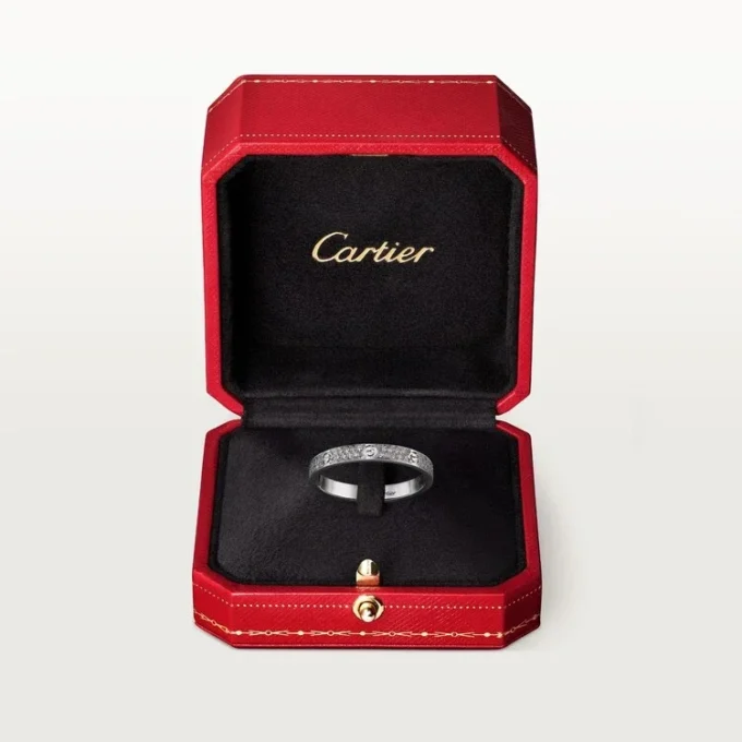 Love-ring, Sm – Witgoud, Diamanten – Cartier