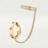 Love Single Oorbellen, Multiwear, Half-Paved