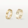 Love trouwring, 1 diamant – geelgoud, diamant – Cartier