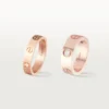 Love trouwring, 1 diamant – roségoud, diamant – Cartier