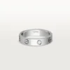Love trouwring, 1 diamant – witgoud, diamant – Cartier