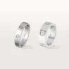 Love trouwring, 1 diamant – witgoud, diamant – Cartier