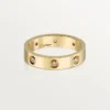 Love trouwring, 8 diamanten – geelgoud, diamanten – Cartier